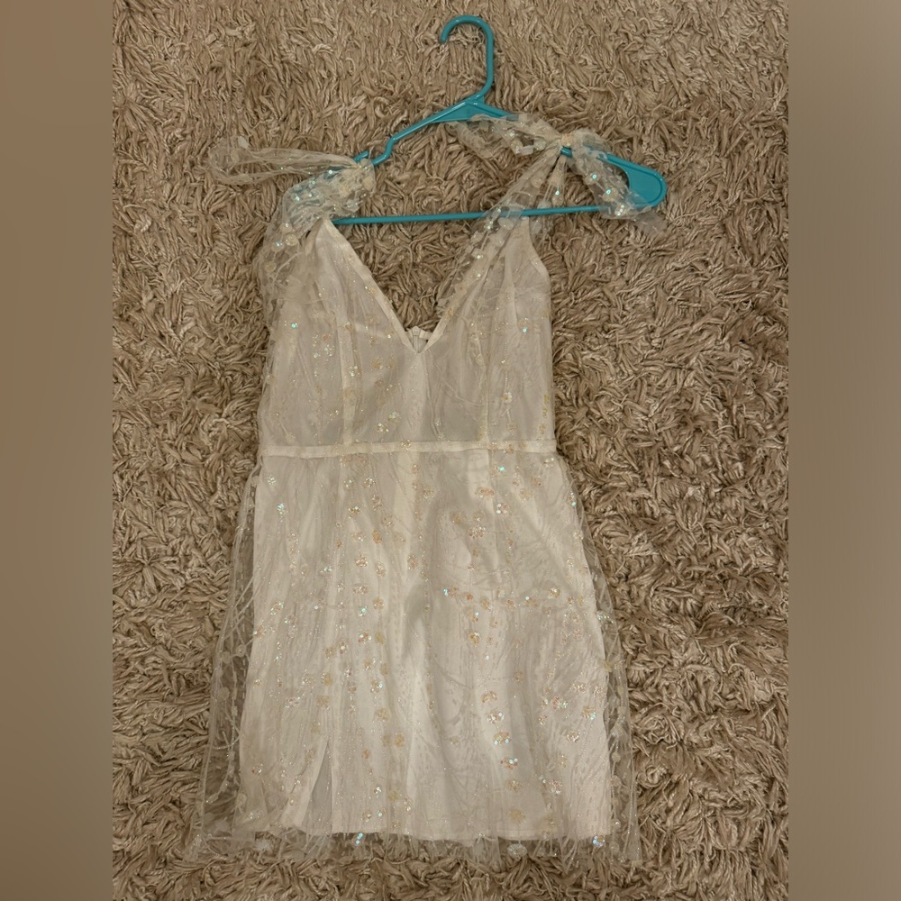 Lucy in the Sky white mini dress